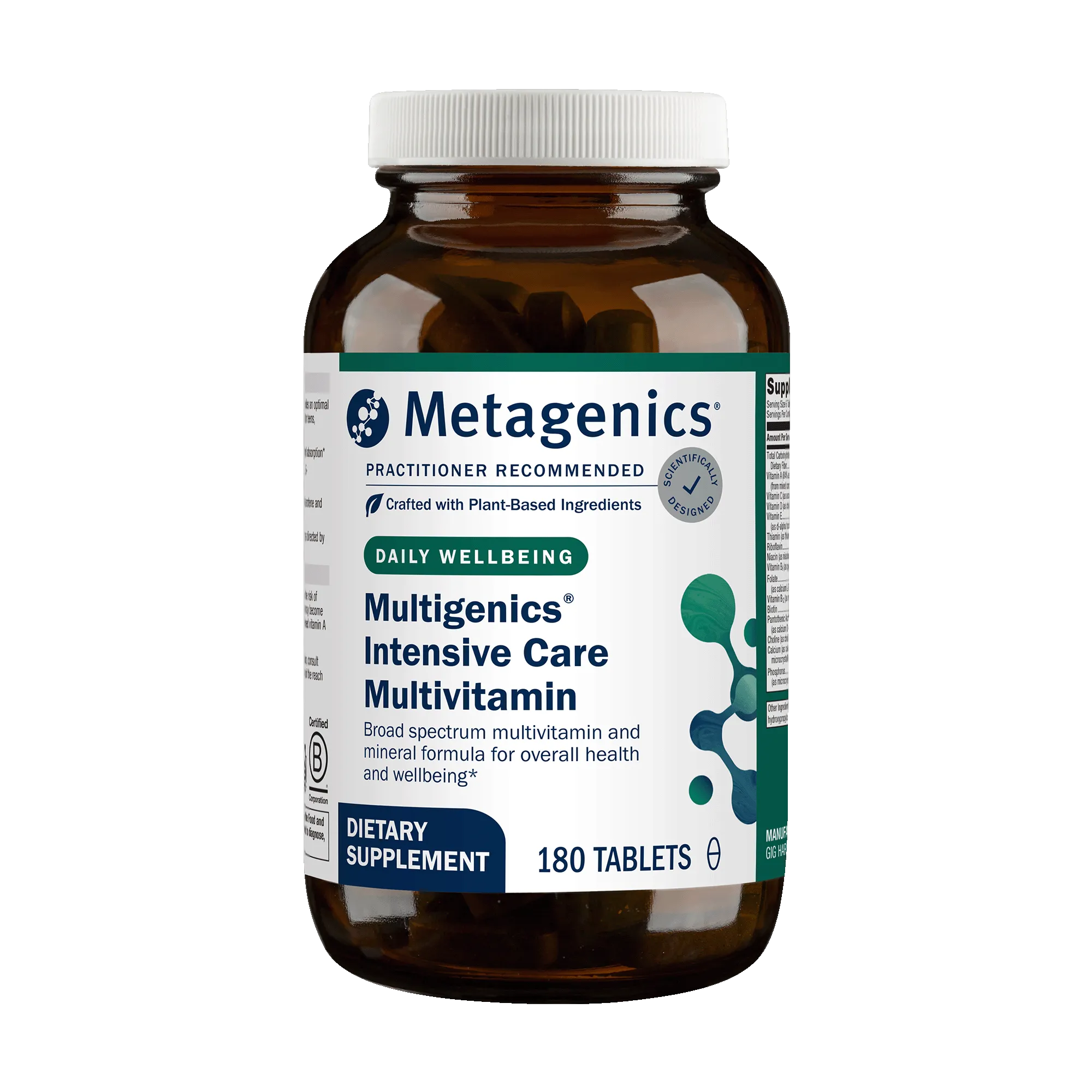 Multigenics Intensive Care without Iron 180 Tablets by Metagenics