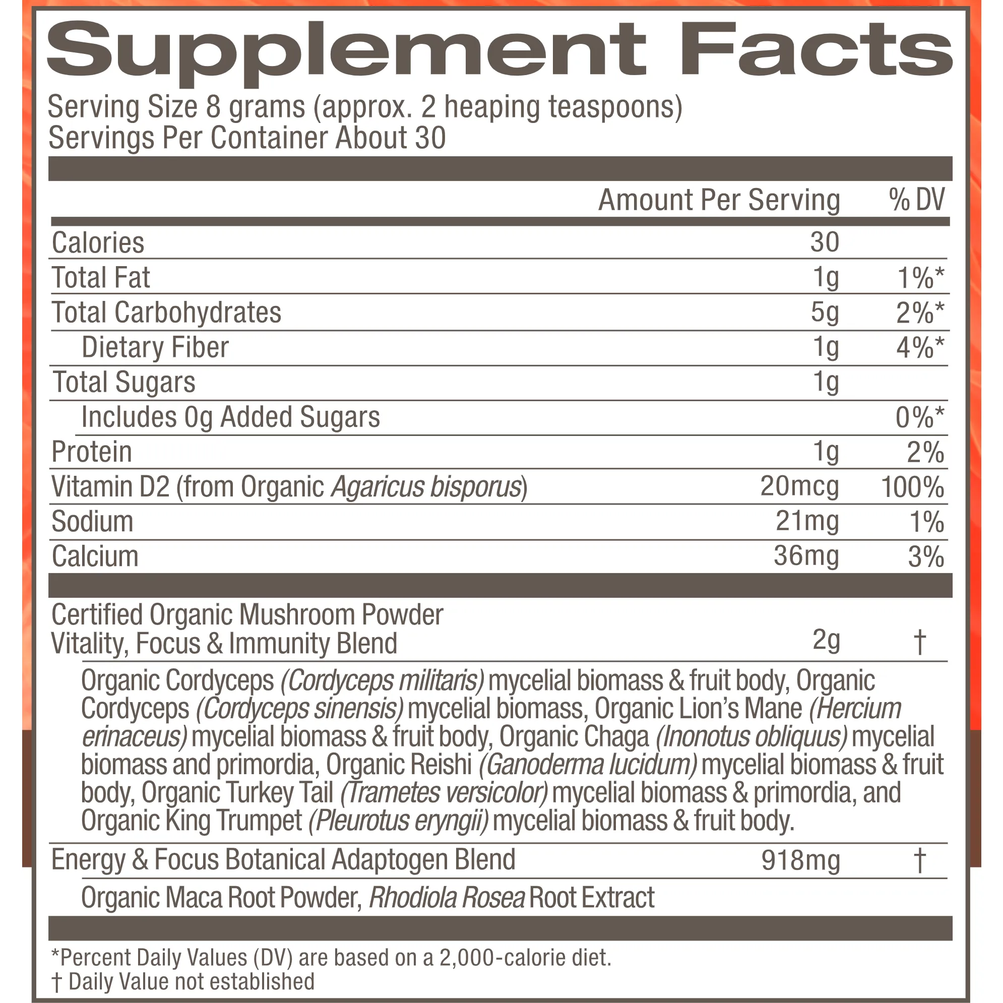 Mushroom Morning Energy Blend by Om Mushroom
