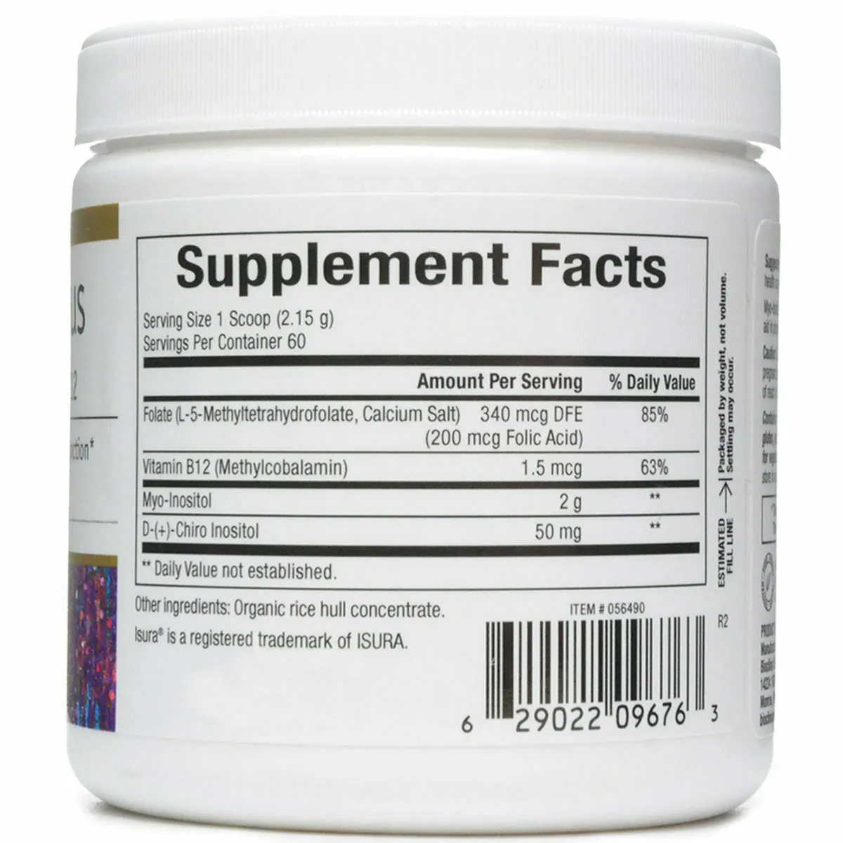 Myo-Inositol Plus 60 servings By Bioclinic Naturals