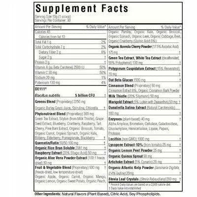 nanogreens10  probiotic Green Apple 10.6 oz by BioPharma Scientific
