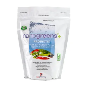 nanogreens10  probiotic Green Apple 10.6 oz by BioPharma Scientific