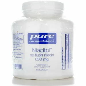 Niacitol 650 180 caps by Pure Encapsulations