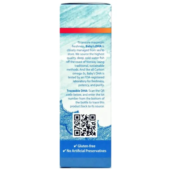 Norwegian Baby's DHA 2 fl oz (60 mL) by Carlson Labs