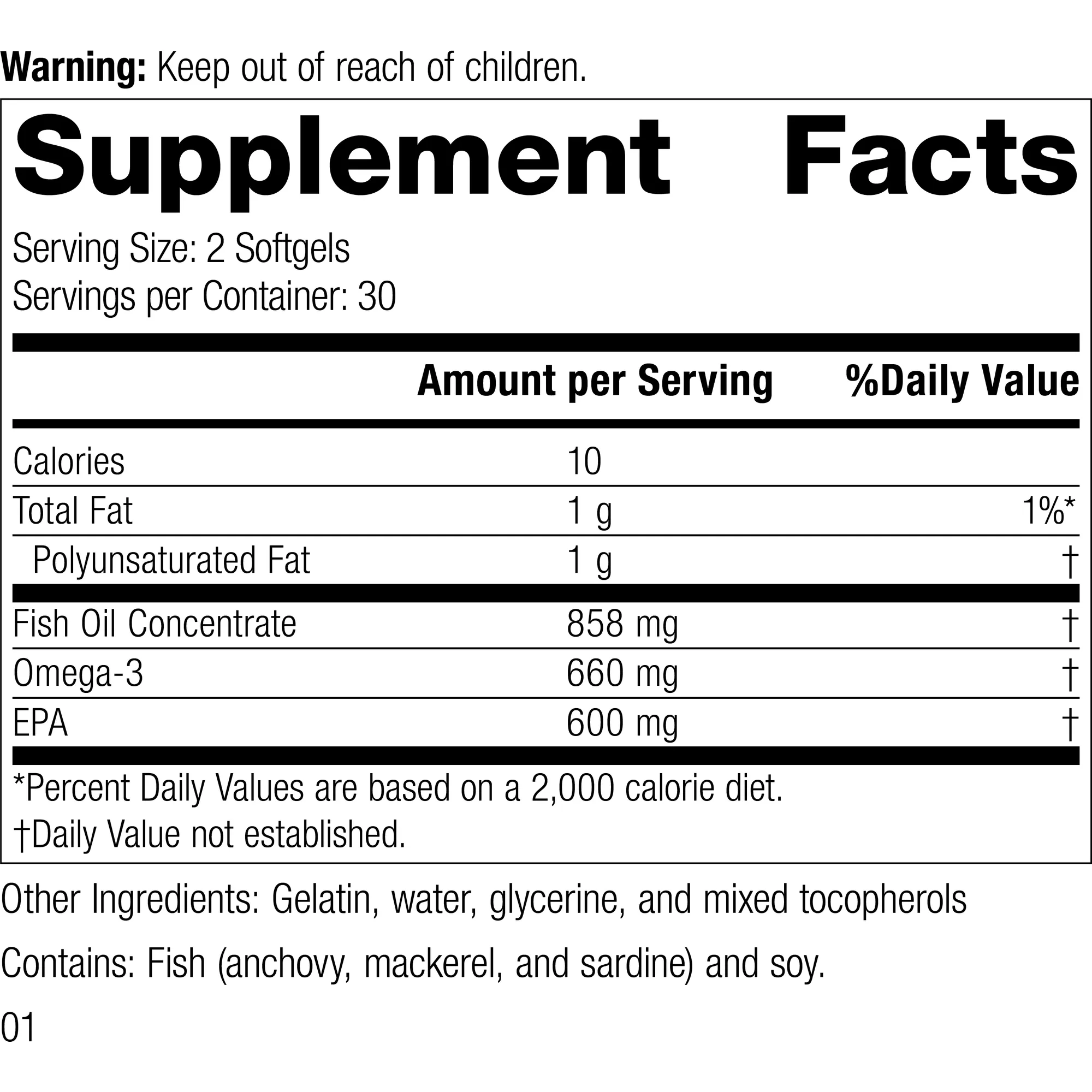 Olprima EPA. 60 Softgels