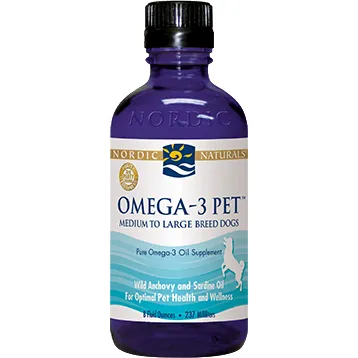 Omega-3 Pet 8 fl oz Med/Lrg Dogs By Nordic Naturals