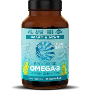 Omega-3 Vegan DHA   EPA 60 softgels by Sunwarrior