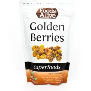 Organic Golden Berries 8 oz by Foods Alive