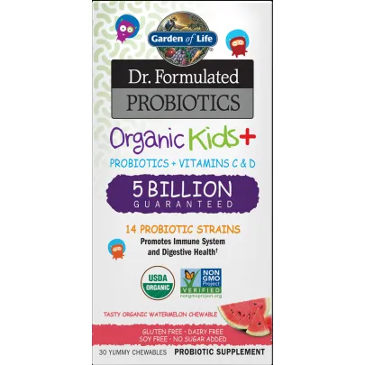 Organic Kids Probiotics Water 30 chews by Garden Of Life