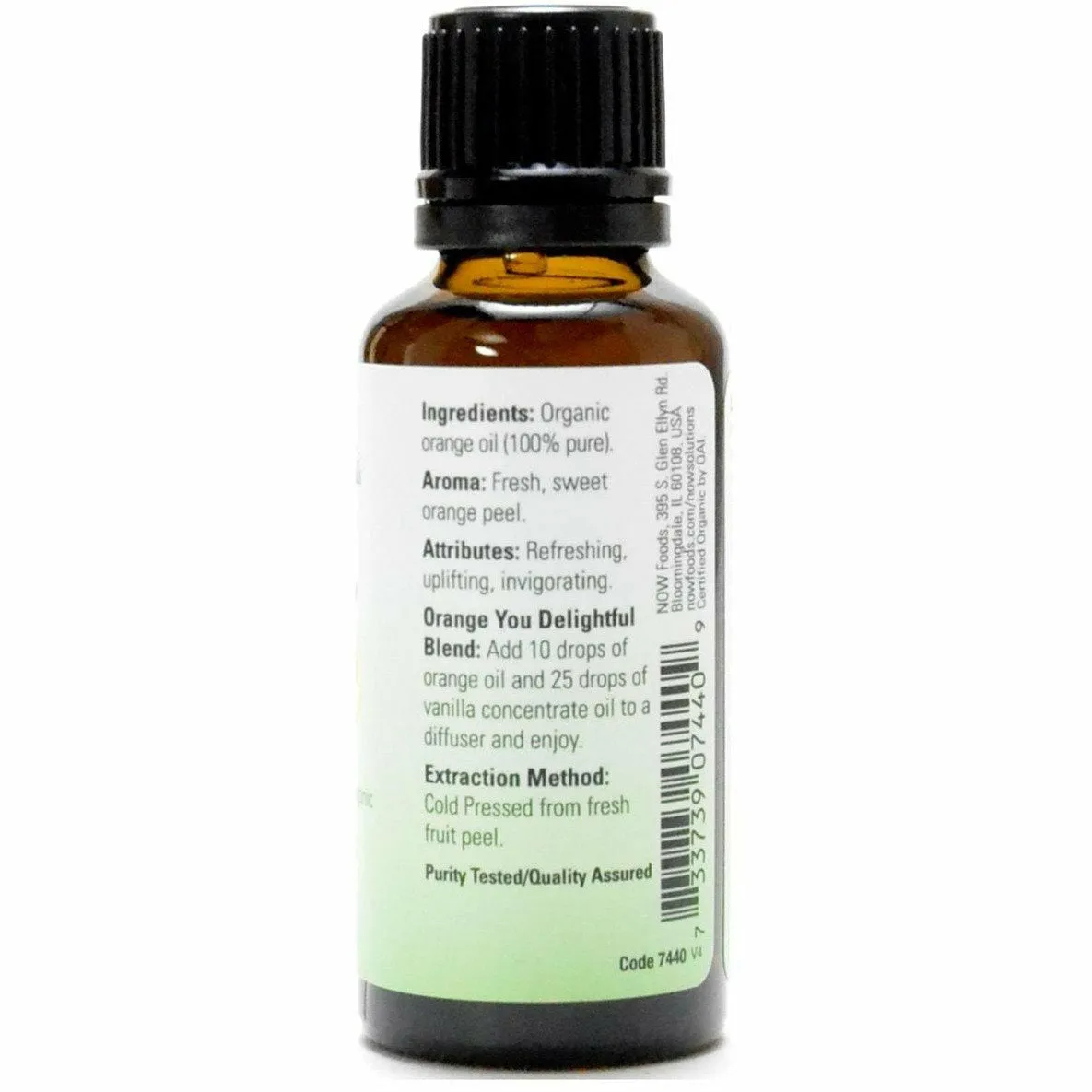 Organic Orange Oil 1 oz by NOW