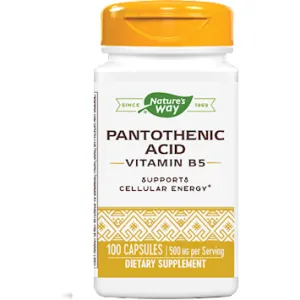 Pantothenic Acid 500 mg 100 caps by Nature's Way