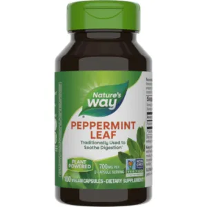 Peppermint Leaves 100 caps by Nature's Way
