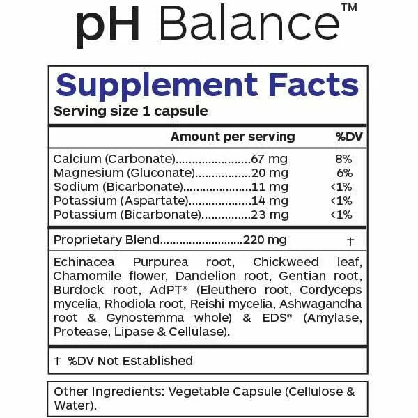 pH Balance 90 caps by Professional Botanicals