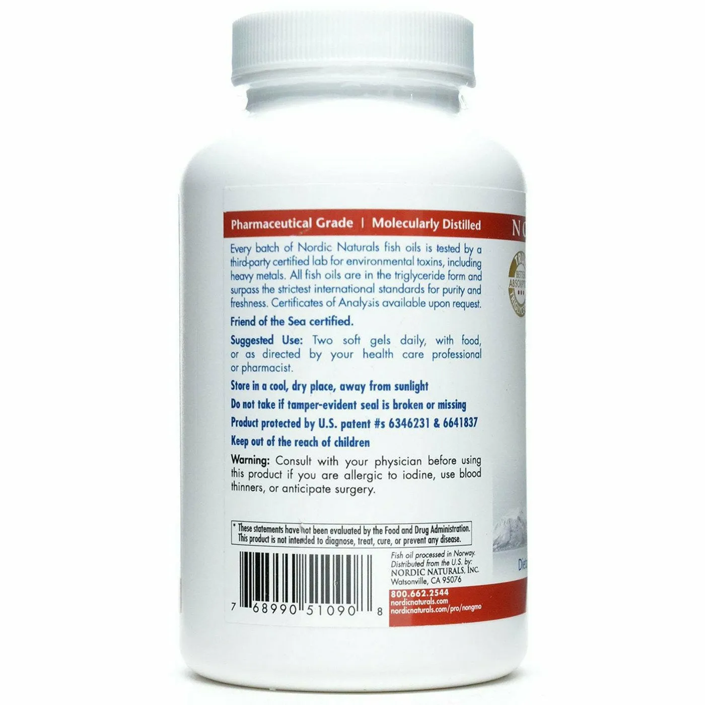ProDHA 205EPA/480DHA 500 mg 120 gels by Nordic Naturals