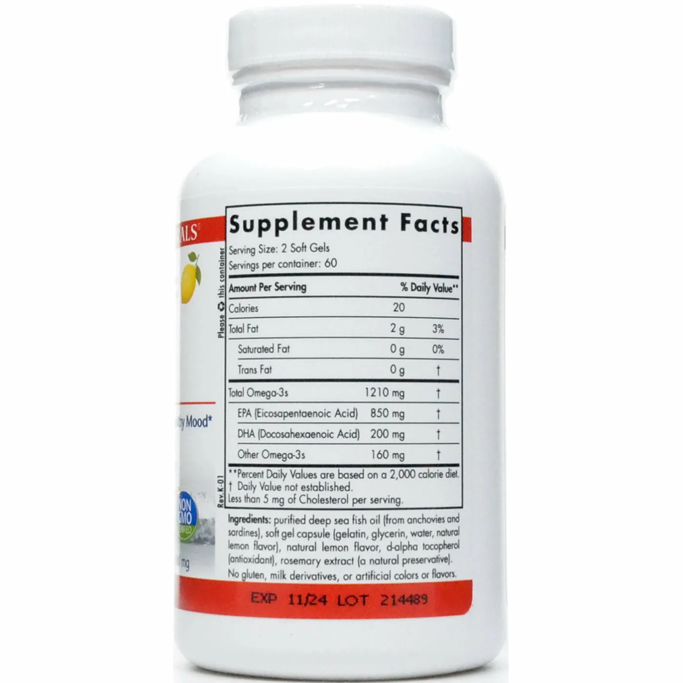 ProEPA Lemon 120 softgels by Nordic Naturals