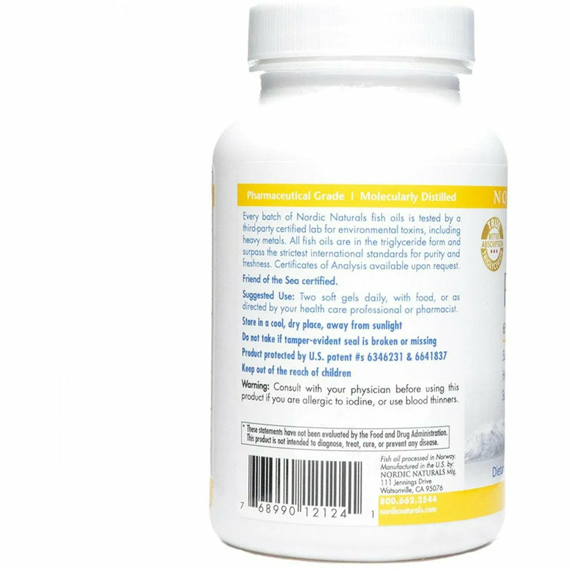 ProOmega-D Lemon 1000 mg by Nordic Naturals