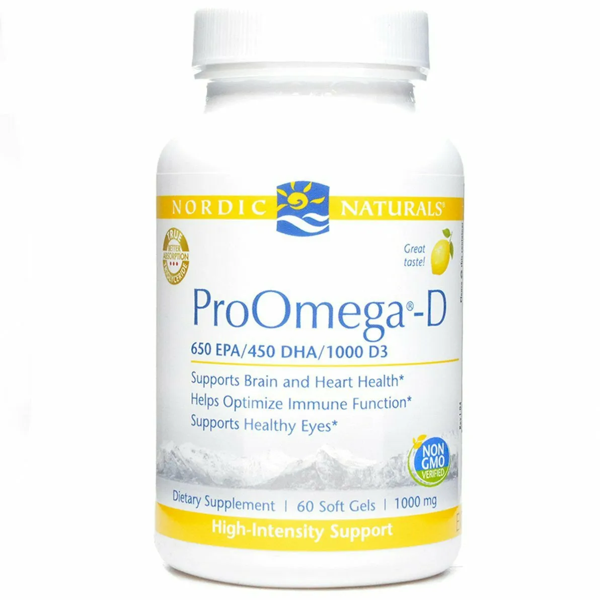ProOmega-D Lemon 1000 mg by Nordic Naturals