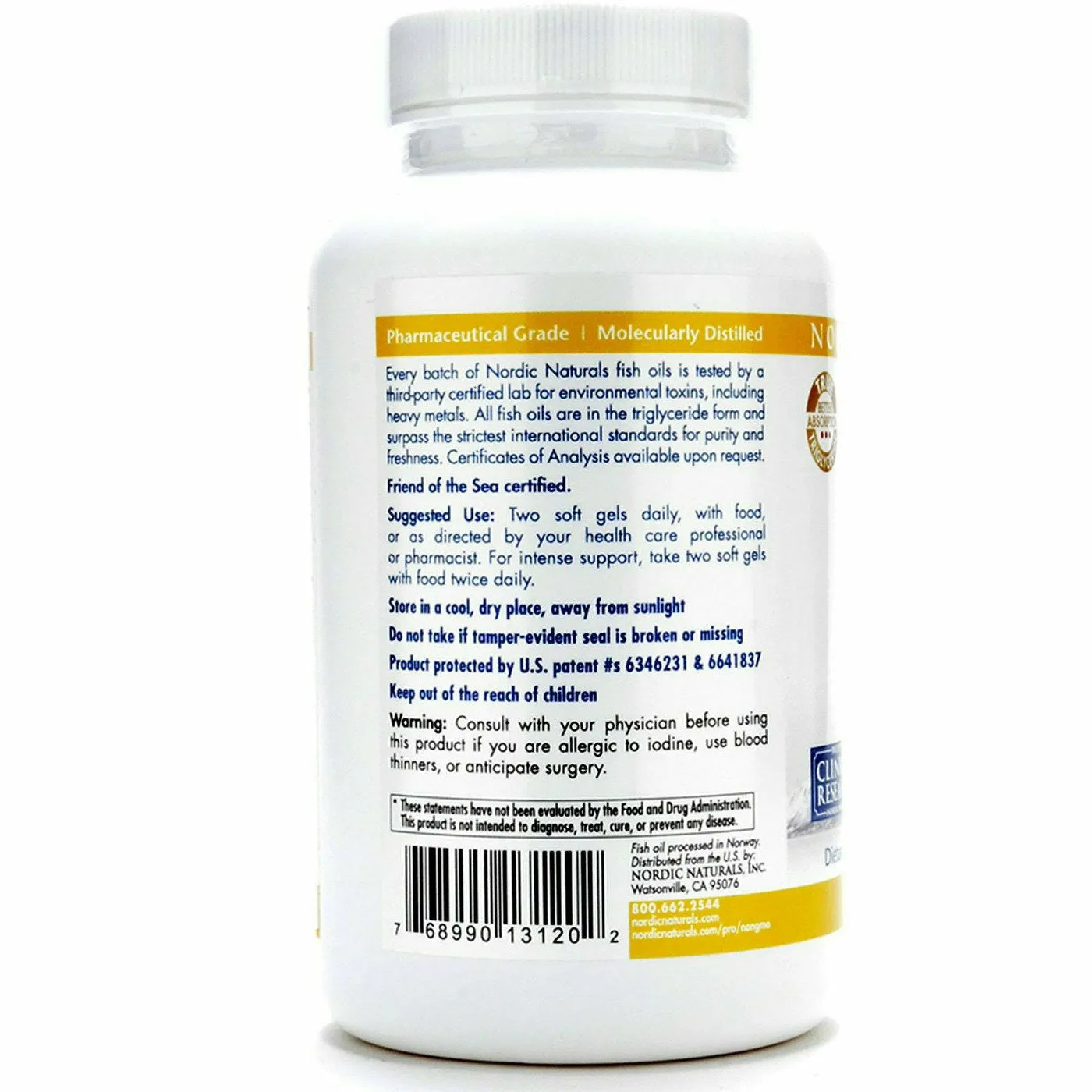 ProOmega Lemon 650 EPA/450 DHA by Nordic Naturals