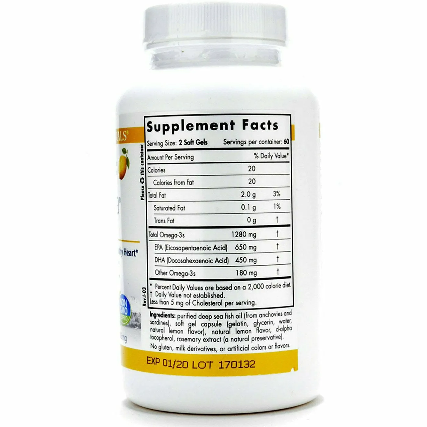ProOmega Lemon 650 EPA/450 DHA by Nordic Naturals
