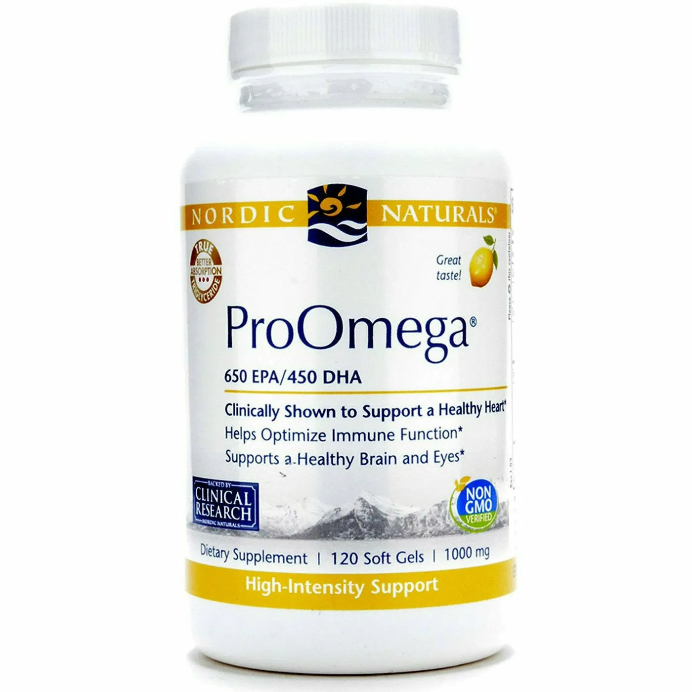 ProOmega Lemon 650 EPA/450 DHA by Nordic Naturals