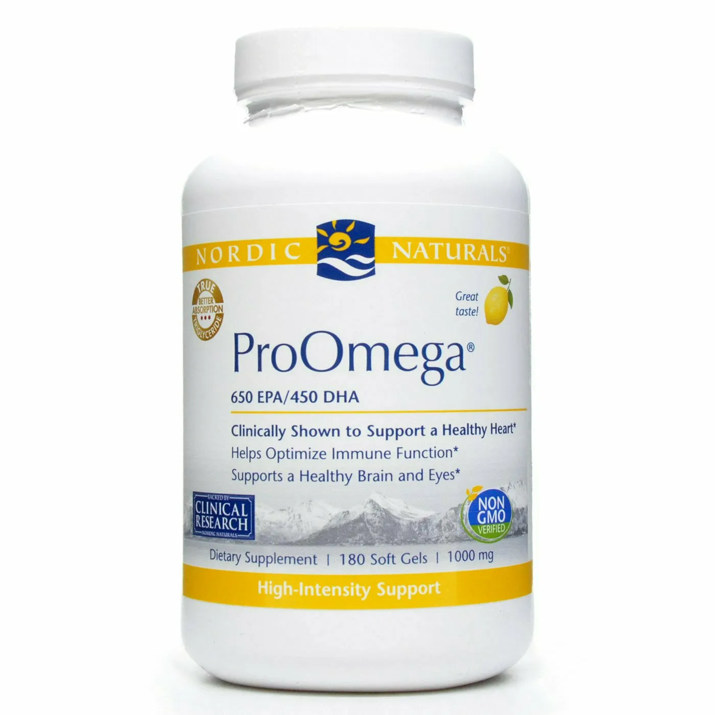 ProOmega Lemon 650 EPA/450 DHA by Nordic Naturals