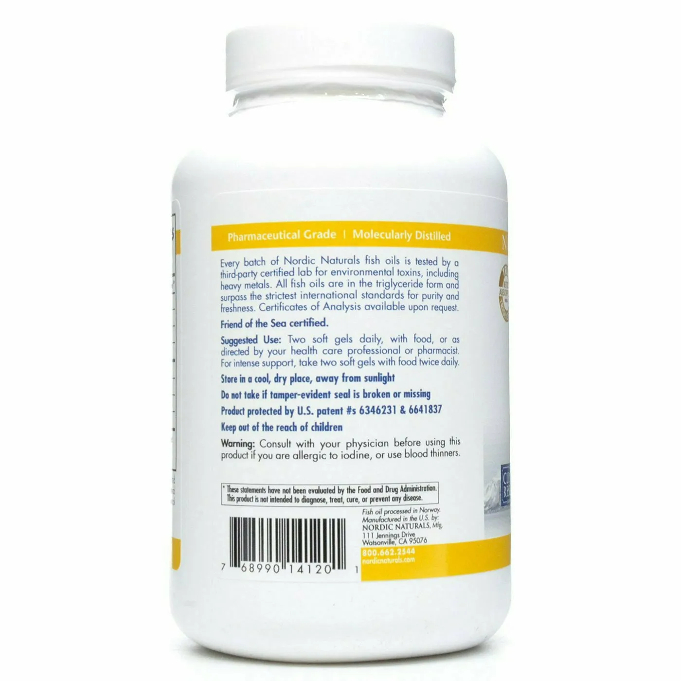 ProOmega Lemon 650 EPA/450 DHA by Nordic Naturals