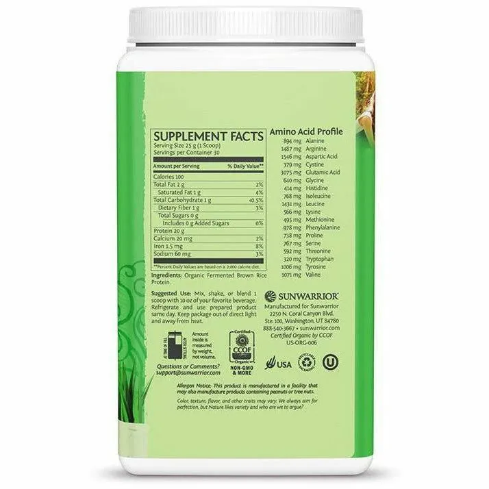 Protein Classic 30 Servings by Sunwarrior