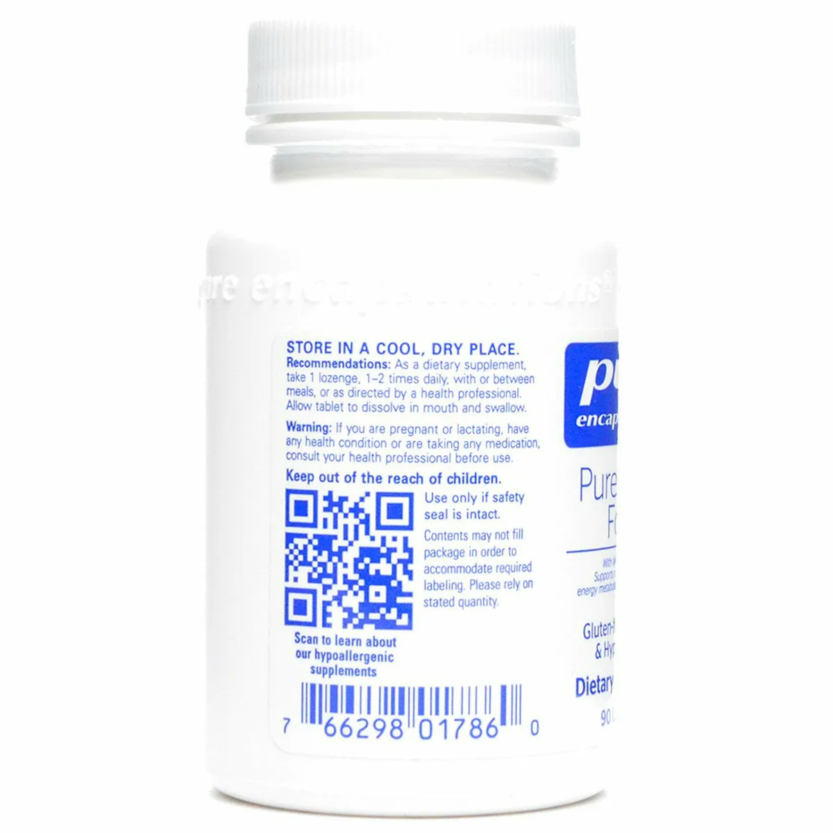 PureMelt B12 Folate 90 Lozenges by Pure Encapsulations