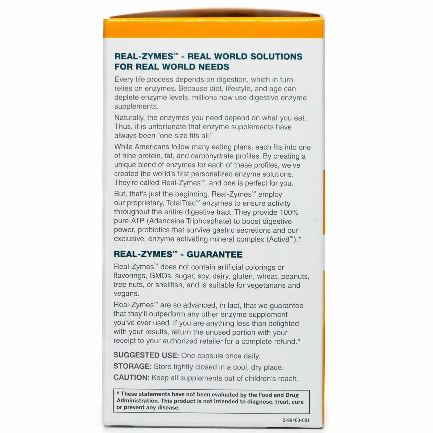 Real-Zymes Omnivore Digestive Enzymes by Pure Essence