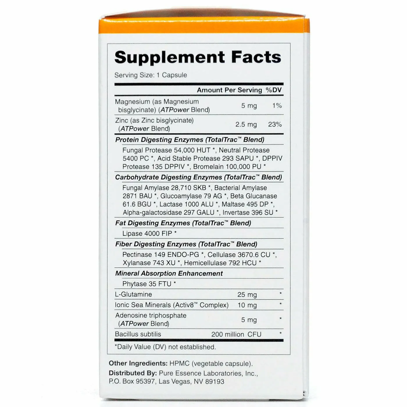 Real-Zymes Vegetarian Digestive Enzymes 90 caps by Pure Essence