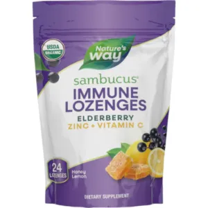 Sambucus Zinc Honey Lemon 24 loz by Nature's Way