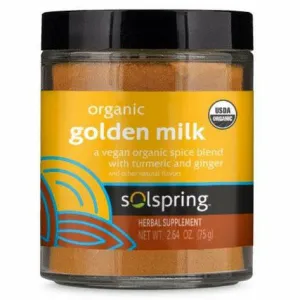 Solspring Organic Golden Milk 2.64 oz By Dr. Mercola
