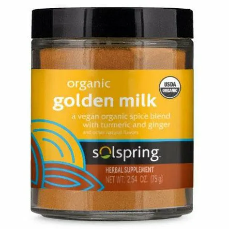 Solspring Organic Golden Milk 2.64 oz By Dr. Mercola