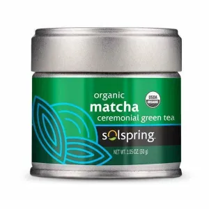 Solspring Organic Matcha Ceremonial Green Tea 1.05 oz by Dr. Mercola