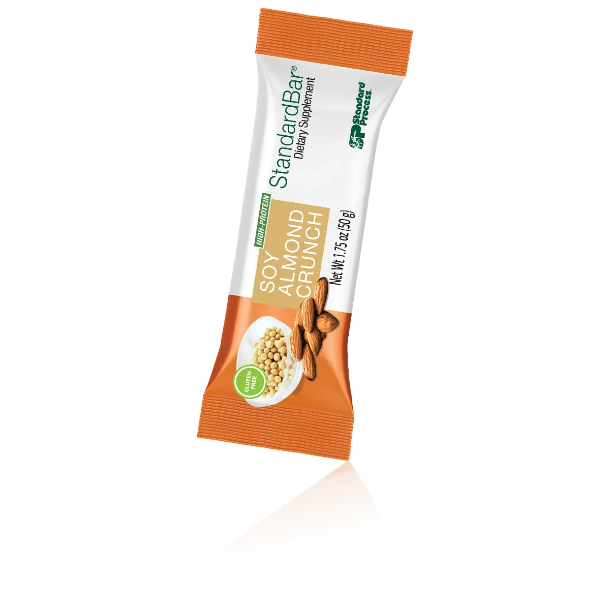 StandardBar-Soy Almond Crunch. 18 1.75 oz. (50 g) Bars