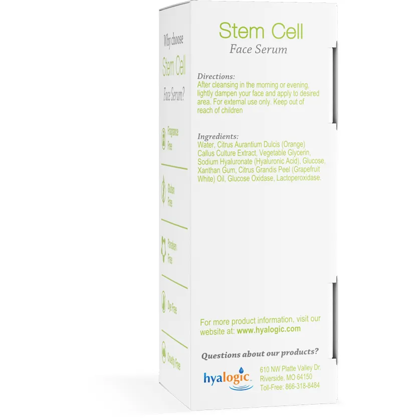 Stem Cell Face Serum 0.47 fl oz by Hyalogic