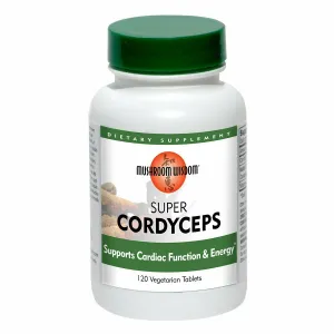 Super Cordyceps 120 vegtabs by Mushroom Wisdom. Inc.