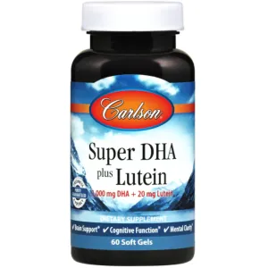 Super DHA   Lutein 60 softgels by Carlson Labs