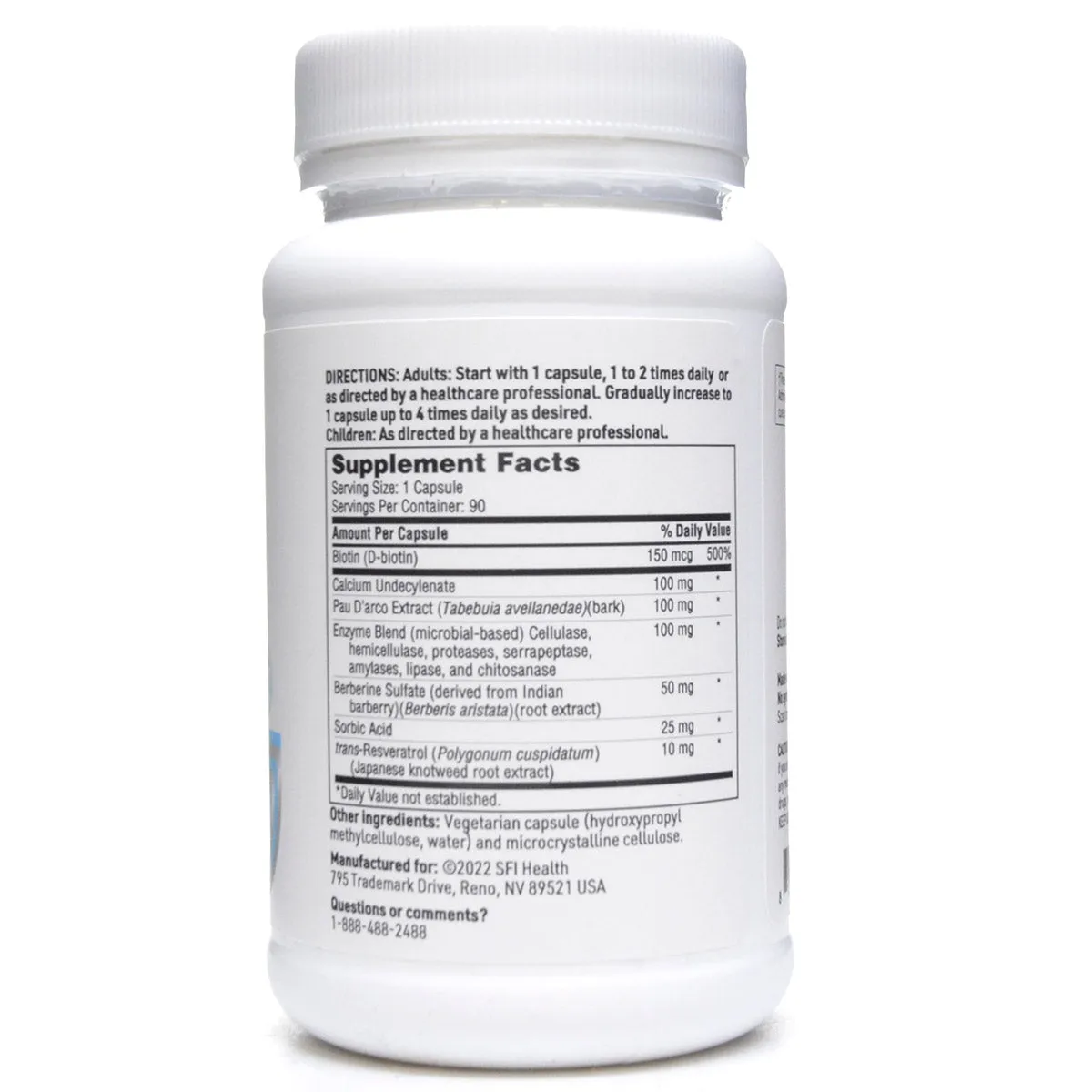 Ther-Biotic Candida Complex 90 Caps by Klaire Labs/SFI Health