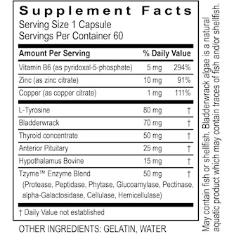 Thyroid Complex 60 caps by Transformation Enzyme