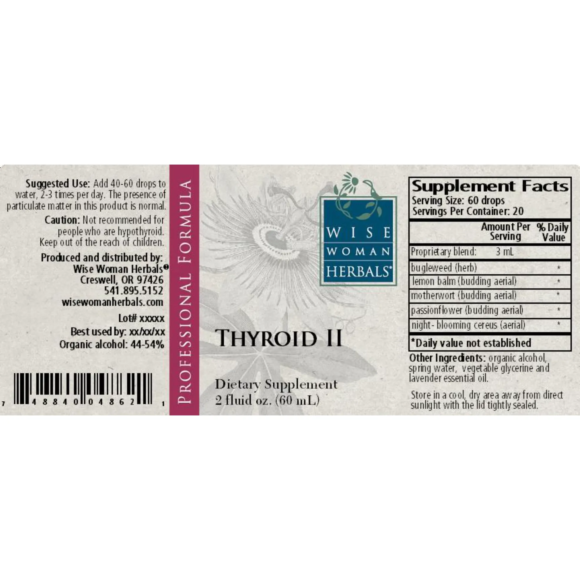 Thyroid II 2 fl oz by Wise Woman Herbals