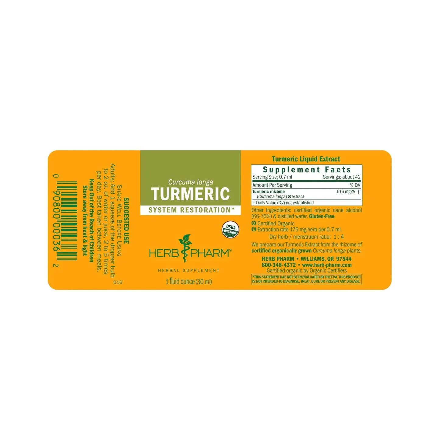 Turmeric (Curcuma longa) by Herb Pharm
