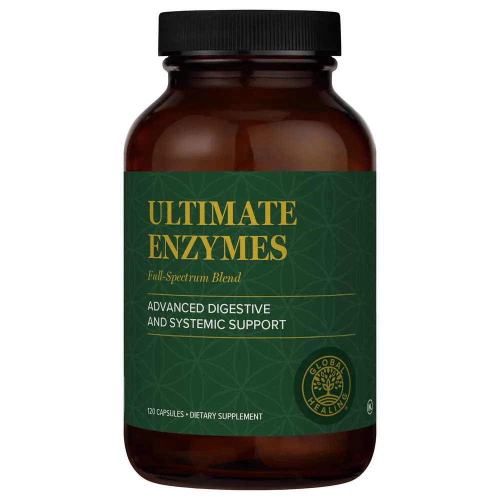 Ultimate Enzymes 120 capsules by Global Healing