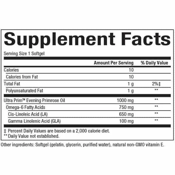 Ultra Prim EPO 1.000 mg 90 softgels by Natural Factors