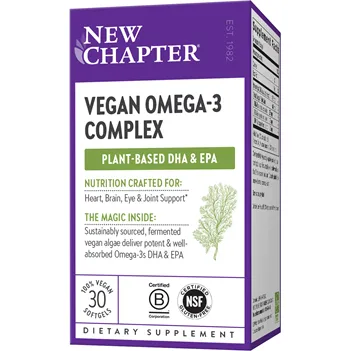 Vegan Omega 3 Complex 30 softgels by New Chapter