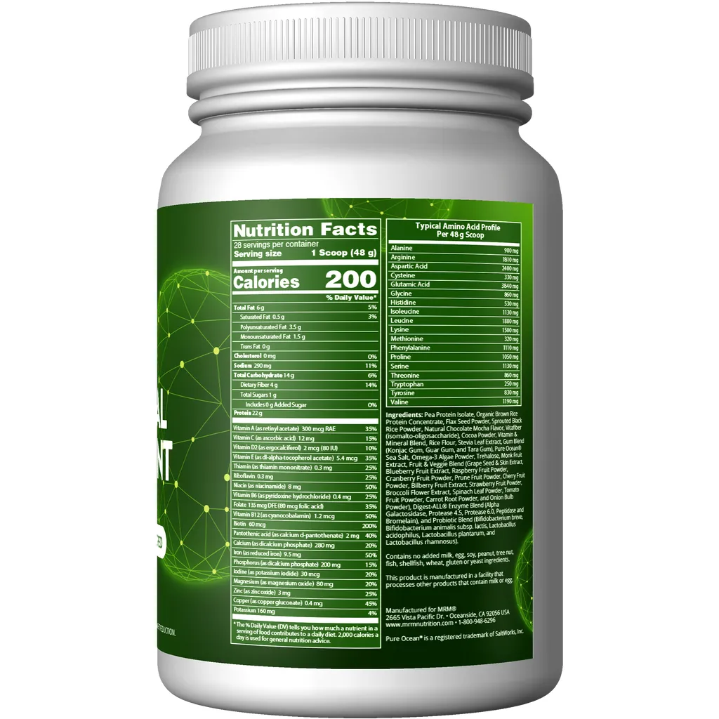 Veggie Meal Replacement 48 oz by Metabolic Response Modifier
