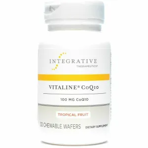 Vitaline CoQ10 Tropical Fruit 100 mg 30 chew tabs by Integrative Therapeutics