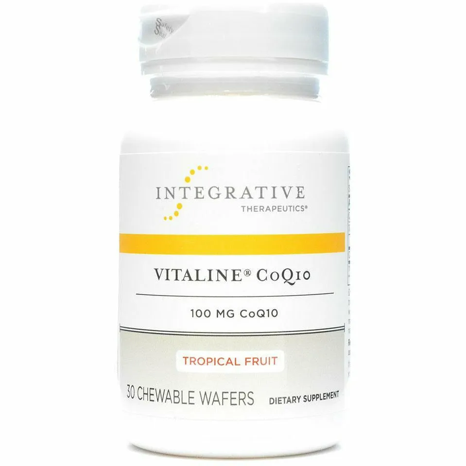 Vitaline CoQ10 Tropical Fruit 100 mg 30 chew tabs by Integrative Therapeutics