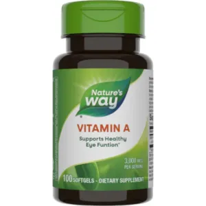 Vitamin A 10.000 IU 100 gels by Nature's Way
