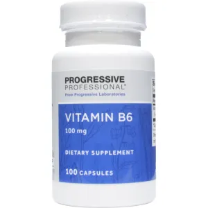 Vitamin B6 100 mg 100 caps by Progressive Labs