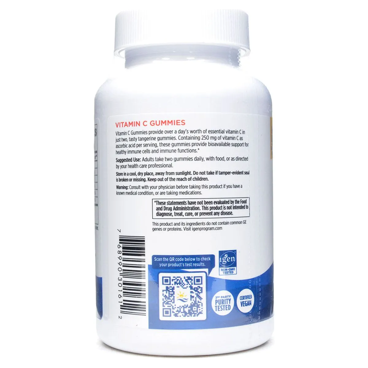 Vitamin C Gummies 250 mg By Nordic Naturals